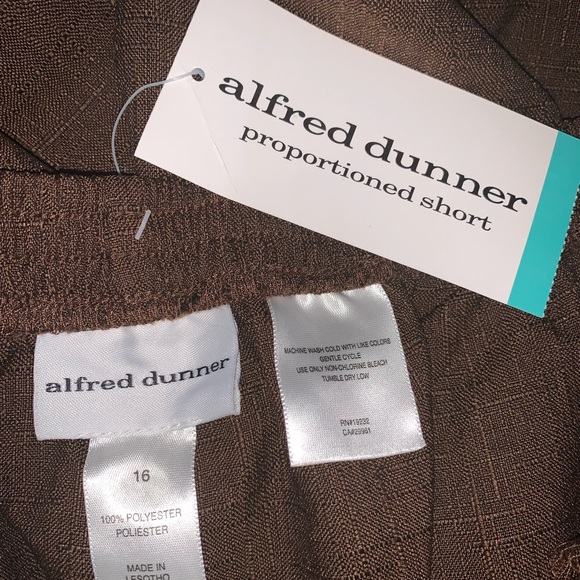 Alfred Dunner brown “Tunisia” dress career pants size 16 - Picture 3 of 3